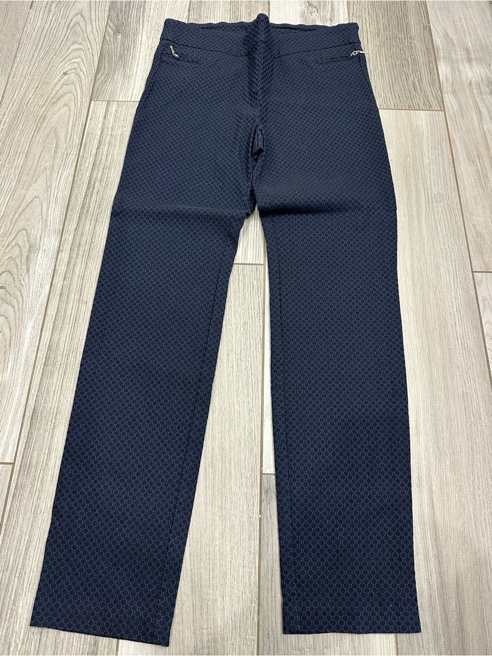 Soho Apparel Black Textured Dress Pants